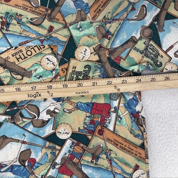 Boston Prepatory Company Shirt Men’s L Female Golfer Collared USA Made Vtg Rare - Picture 11 of 13